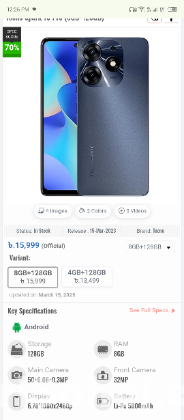 Tecno spark 10 Pro - 8/128 Gb